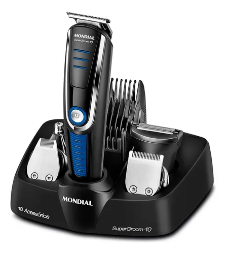 Mondial Aparador De Pelos Barba Cabelo Bg-03 Mondial 10 Em 1 Bivolt P