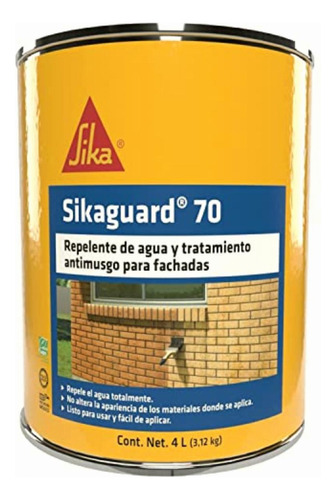 Sika Repelente Al Agua Sikaguard-70 Impermeabilización