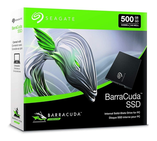 Disco Solido Ssd Seagate Barracuda 500gb 2.5 3d Nand