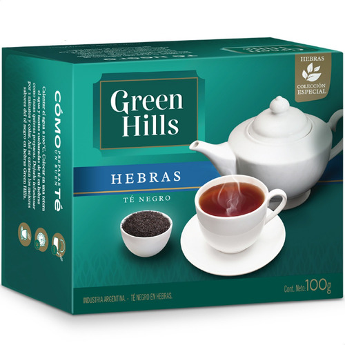 Te Negro Green Hills En Hebras - 01mercado