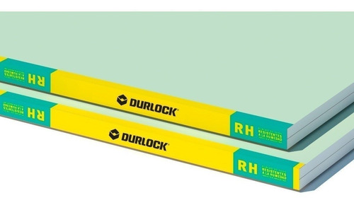Placa Resistente A La Humedad Durlock 12,5mm 1,20 X 2,40mts