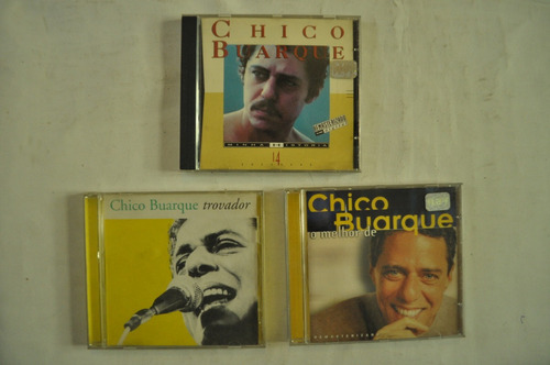 Lote X3 Chico Buarque Cd Música Brasil 