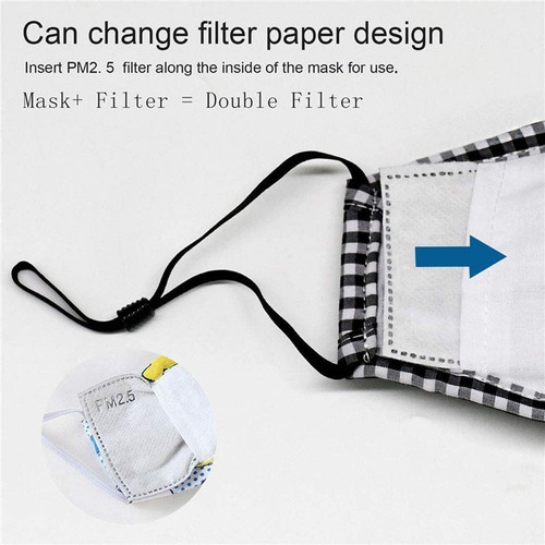 Tapa Boca Niños Mascarilla Importado Valvula X2+ 2 Filtros