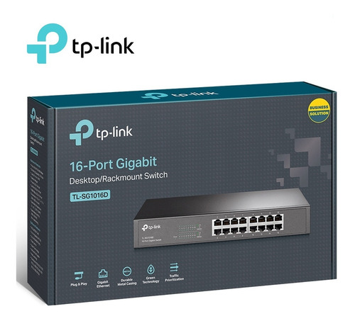 Oferta Switch Tp-link Gigabit De 16 Puertos Desktop Metalico