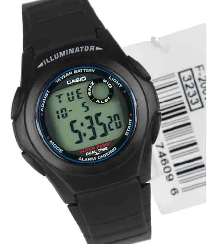 Reloj Casio Digital Para Hombre y Niño F-200w-9a - TimeCenter