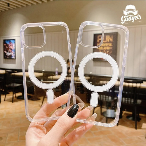 Imagen 8 de 10 de Kit Funda, Micas, Cargador 20w, Cartera, Para iPhone Magsafe