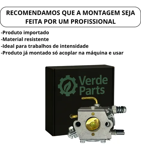 Carburador Motosserra 45cc 55cc 58cc Toyama Vulcan Tekna