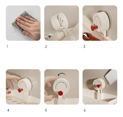 Estante De Almacenamiento Para Baño, Estante De Blanco