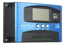 Comprar Controlador De Carga Solar 40a Mppt Dual Usb Lcd Display Aut