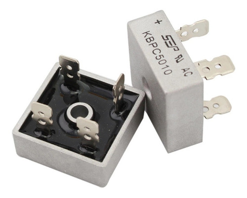 Imagen 3 de 5 de Puente De Diodo Rectificador 50a 1000v Kbpc5010 Diodos Hobb