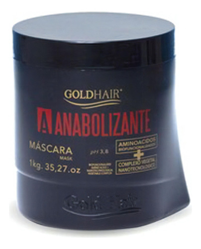 Anabolizante Para Cabelo Profissional 1kg Gold Hair
