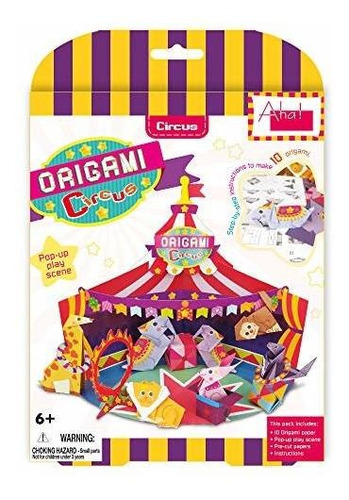 Aha Diseños De Papel Kit De Circo Origami Plegable Del...