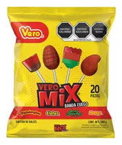 Comprar Paletas Vero - Mix Surtido Banda Fuego Bolsa Con 20 Pieza