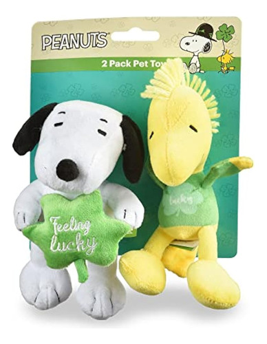 Peanuts For Pets Snoopy & Woodstock Feeling Lucky St Patrick