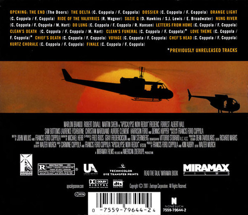 Cd Apocalypse Now Redux (original Motion Picture Soundtrack) Estándar