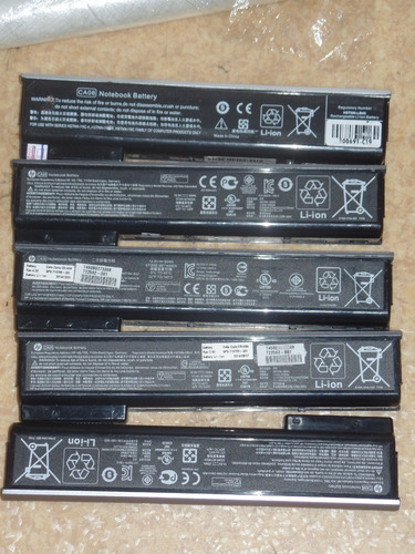 05 Baterias Hp Hstnn-ib4x 55wh, Defeito - No Estado
