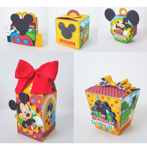 Kit Lembrancinhas Personalizados Turma Do Mickey (50 Peças)