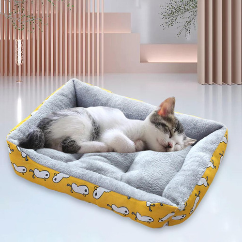 Calentamiento Para Gatos Camas Para Perros Cama Amarillo L