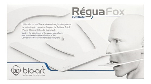 Kit Odontológico Prótese Total Compasso Willis Régua Fox