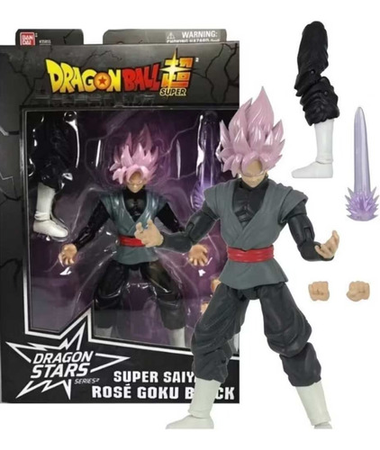 Figura Bandai Dragon Ball Stars Super Saiyan Rosé Goku Black