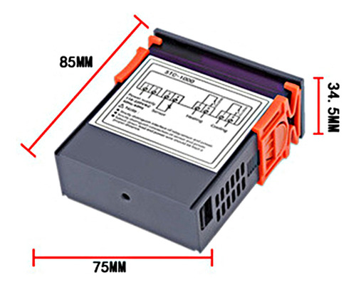 Controlador De Temperatura Digital Stc-3000. Display Rela