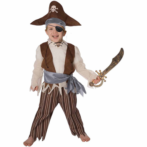 Disfraz De Pirata Para Niño Talla: S/m Halloween