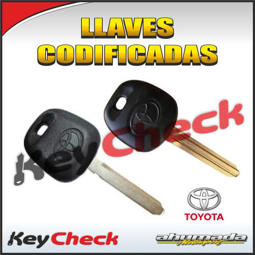 Copia Llave Codificada Toyota Corolla Hilux Rav Etios Sw4