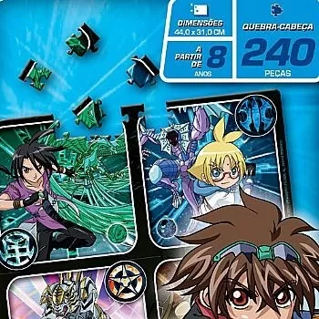 Quebra-Cabeça Horizontal - Bakugan - 100 Peças - Toyster - A sua Loja de  Brinquedos, 10% Off no Boleto ou PIX