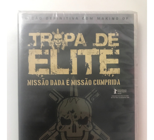 Dvd Tropa De Elite Missão Dada É Missão Cumprida Lacrado