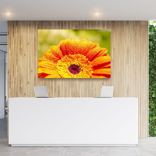 Cuadro Decorativo Canvas Floral Girasol Flor 120 X 80 Cm