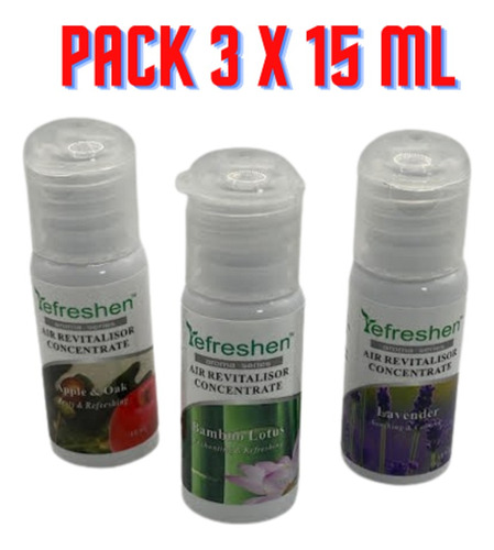 Aceites Esenciales Pack De 3 X 16 Ml Humidificador Sachetero