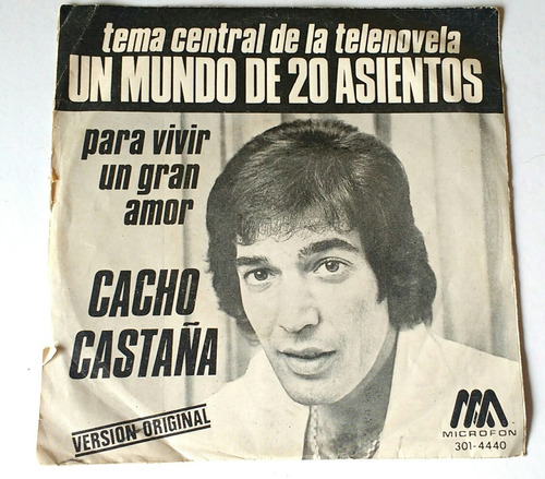 Cacho Castaña Para Vivir Un Gran Amor Simple Vinilo