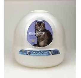Arenero O Baño Para Gatos Blanco  Dome Petmate 