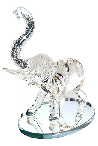 Elefante Cristal Vidrio 14 Cm