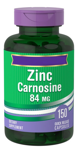 Zinc L-carnosine 84 Mg L-carnosina Zinc Salud Digestiva