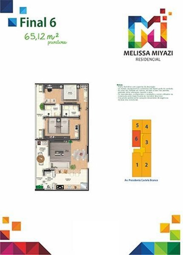 Imagem 16 de 16 de Apartamento, 1 Dorms Com 62.69 M² - Vila Caiçara - Praia Grande - Ref.: Gim6022939 - Gim6022939