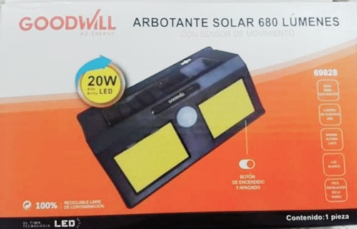 Lampara Solar Ultrabrillante 20wats