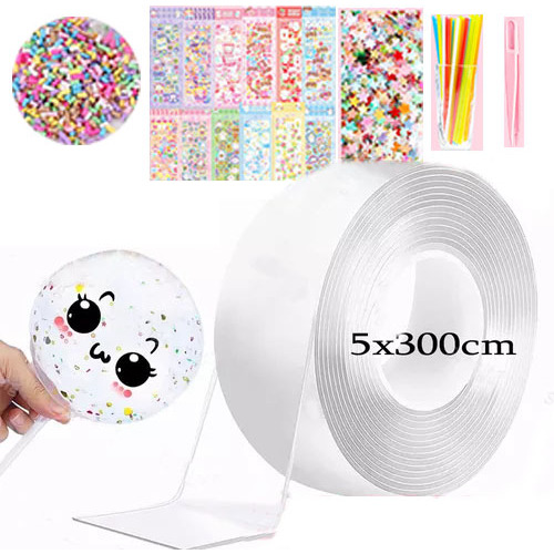 Set Mágico Elástico Nano Tape - Globo De Burbujas