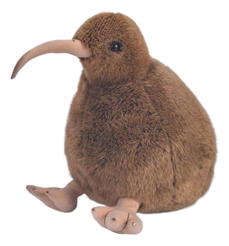 Wj Sroje Muñeco De Peluche De Pájaro Kiwi Simulado, Suave Y