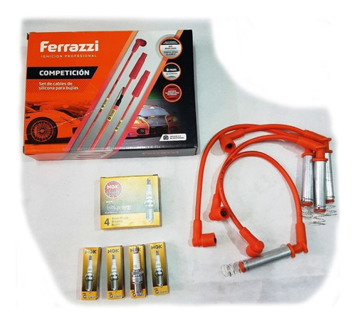 Cables De Bujias Ferrazzi Competicion 9mm Chevrolet Corsa Classic Celta Prisma Agile Fun 1.4 1.6