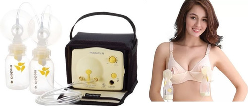 Extractor Medela Doble Con Bra Manos Libres