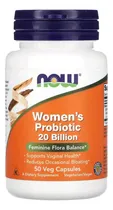 Comprar Probiótico Womens Now Foods, 20 mil millones de dólares, equilibrio intestinal, sabor insípido