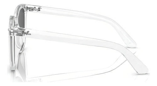 Óculos De Sol - Ray-ban - Rb4401d 64478g 57 Armação Transparente Haste Transparente Lente Cinza Desenho Quadrado
