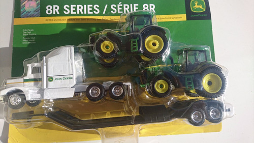 Ertl Tractor John Deere Con Low Boy  Serie 8r Esc 1 64