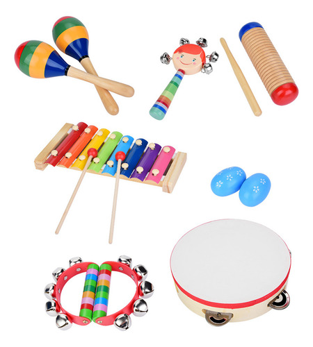 Instrumentos De Percusión Para Niños Pequeños, 13 Piezas, De