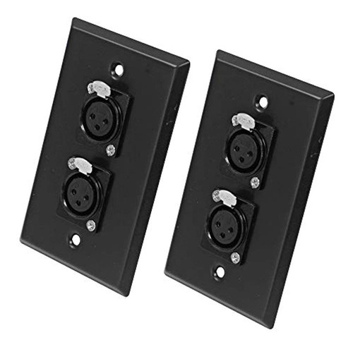 Audio Sísmico - Par De Placas De Pared De Acero Inoxidable N