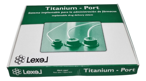 Cateter Portacath Implantable De Titanio 7fr Sin Unitizar