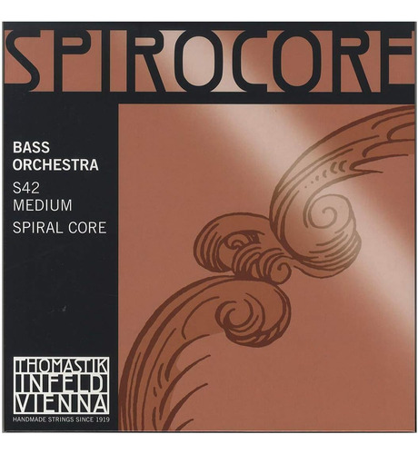 Thomastik -infeld Spirocore 3/4 - Juego De Cuerdas Para Cont