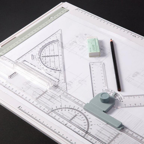 A3 Drawing Board Sliding Ruler Adjustable Angle Drawing