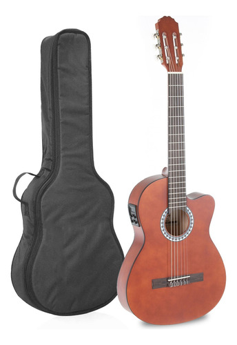 Guitarra Gewa Electroacustica Clasica 1/2 Caja Afinadr Funda